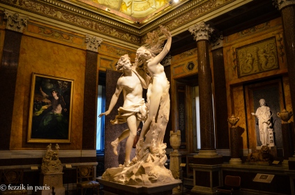Bernini's Apollo and Daphne. One of two primary reasons we came to this gallery.
