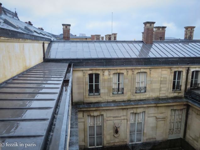 The back of Madame du Barry's appartement.