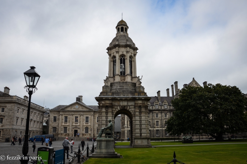 The lovely campus of Trinity College, Dublin, home of The Book of Kells. Not pictured: The Book of Kells, because one is not allowed to take pictures anywhere near inside the exhibit.