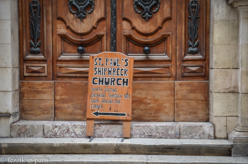 They had me convinced, but the church was closed for lunch.