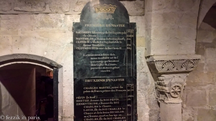 One of the plaques adjacent to the ossuary.