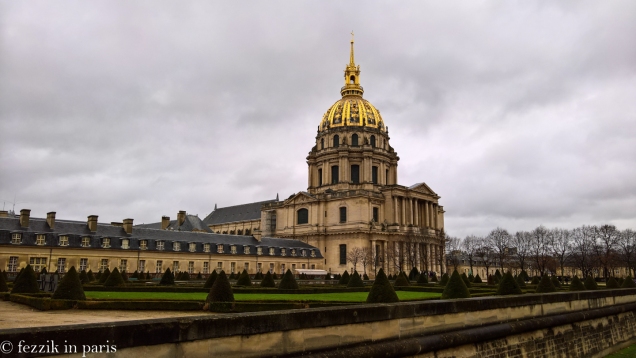 Our final walk around our 'hood took us to les Invalides.